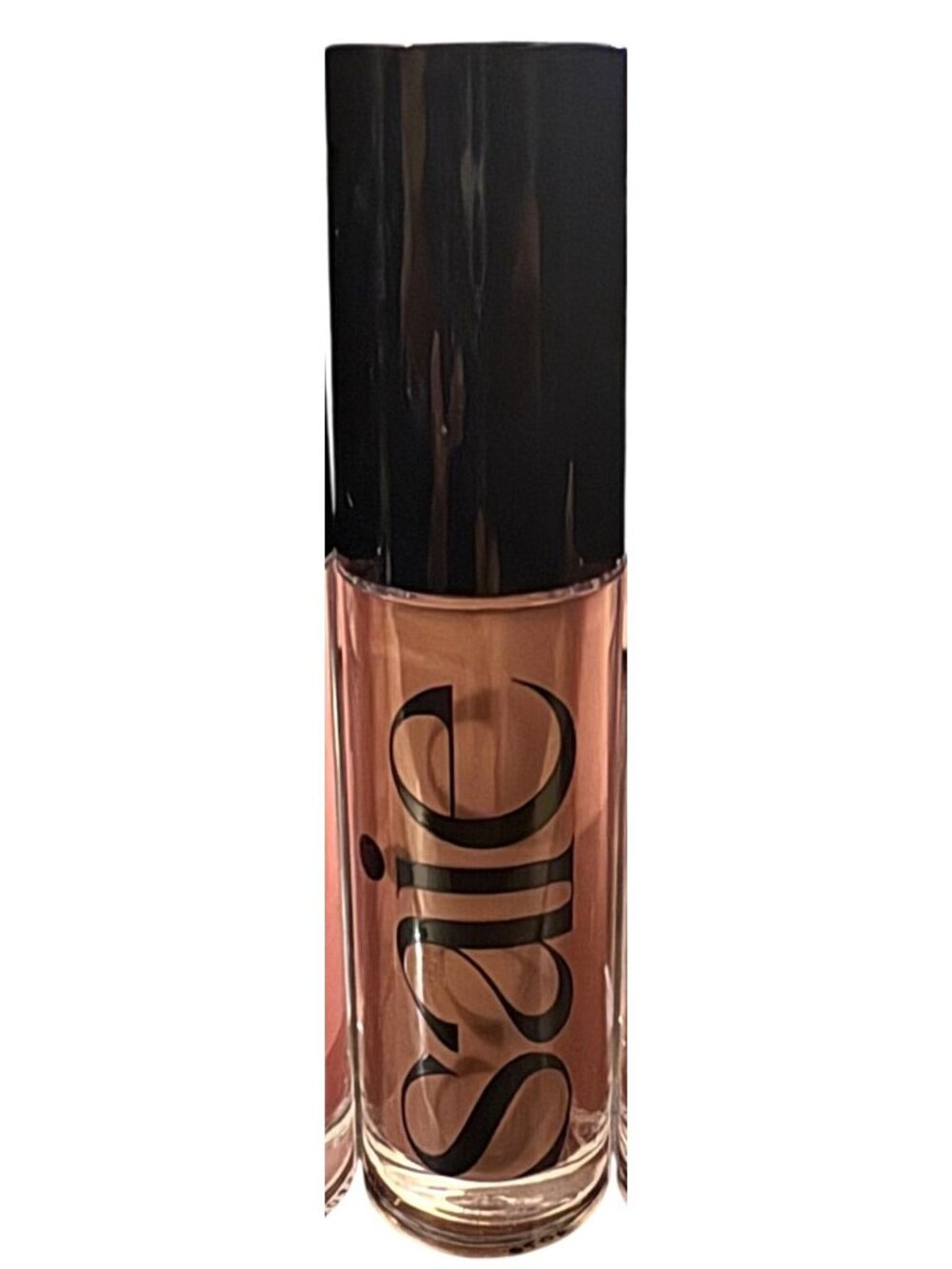 Saie Glossybounce High-Shine Hydrating Lip Oil in Push